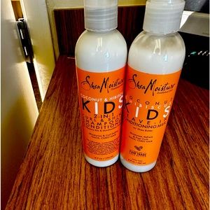 Kids 2 in 1 Shea Moisture Shampoo & Leave In Conditioner.
